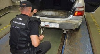 Белорус-контрабандист попытался сбежать из пункта пропуска в Кузнице. Не удалось