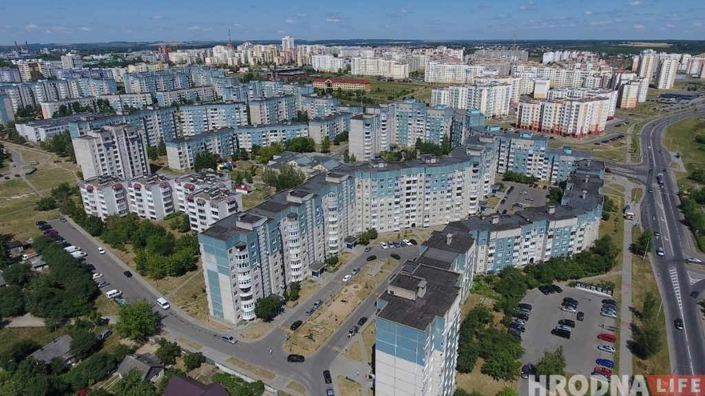 аренда квартиры в Гродно. "Старая" часть улицы Курчатова на Девятовке. Фото из архива Hrodna.life