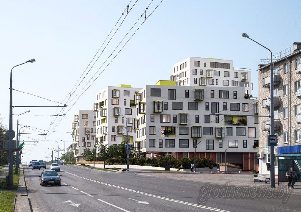 Деловой центр и «бесшовные» многоэтажки. Как будет выглядеть улица Советских пограничников в Гродно