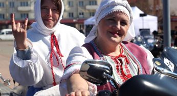Снова рёв мотора: в Гродно байкеры открыли мотосезон