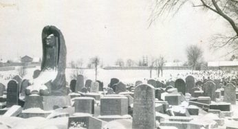 Памятник на могиле Найдуса стоял до последнего: в Гродно нашли неизвестные снимки уничтоженного еврейского кладбища