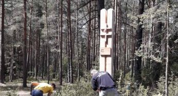 Гродненские активисты ставят на местах боев повстанцев-«калиновцев» памятные знаки