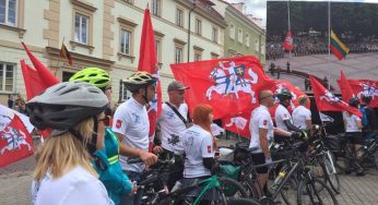 Гродненцы отправились в велотур вокруг Балтики вместе с литовскими коллегами