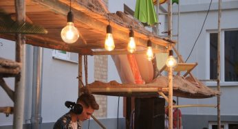 Гродненцы прощались с летом во дворике «Акцента»