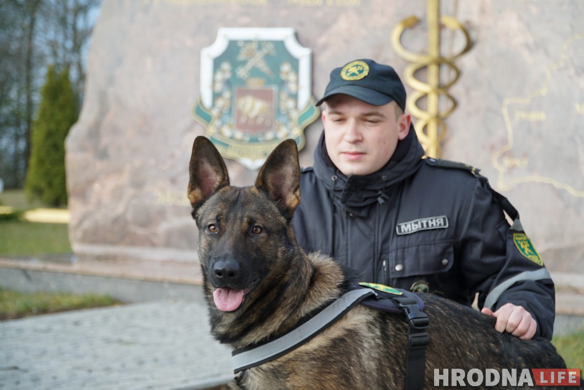 собаки на границе кинологи граница Гродненская таможня