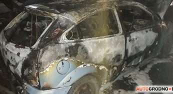 Видео: На Соломовой сгорел легковой Ford — остался лишь бампер