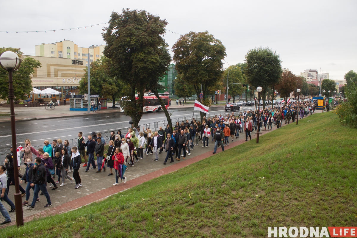 Шествия и задержания. Гродненцы собрались 30 августа на мирную акцию