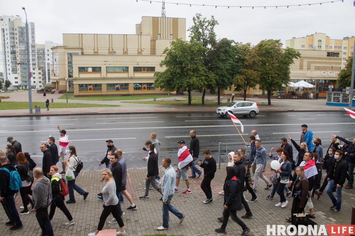 Шествия и задержания. Гродненцы собрались 30 августа на мирную акцию