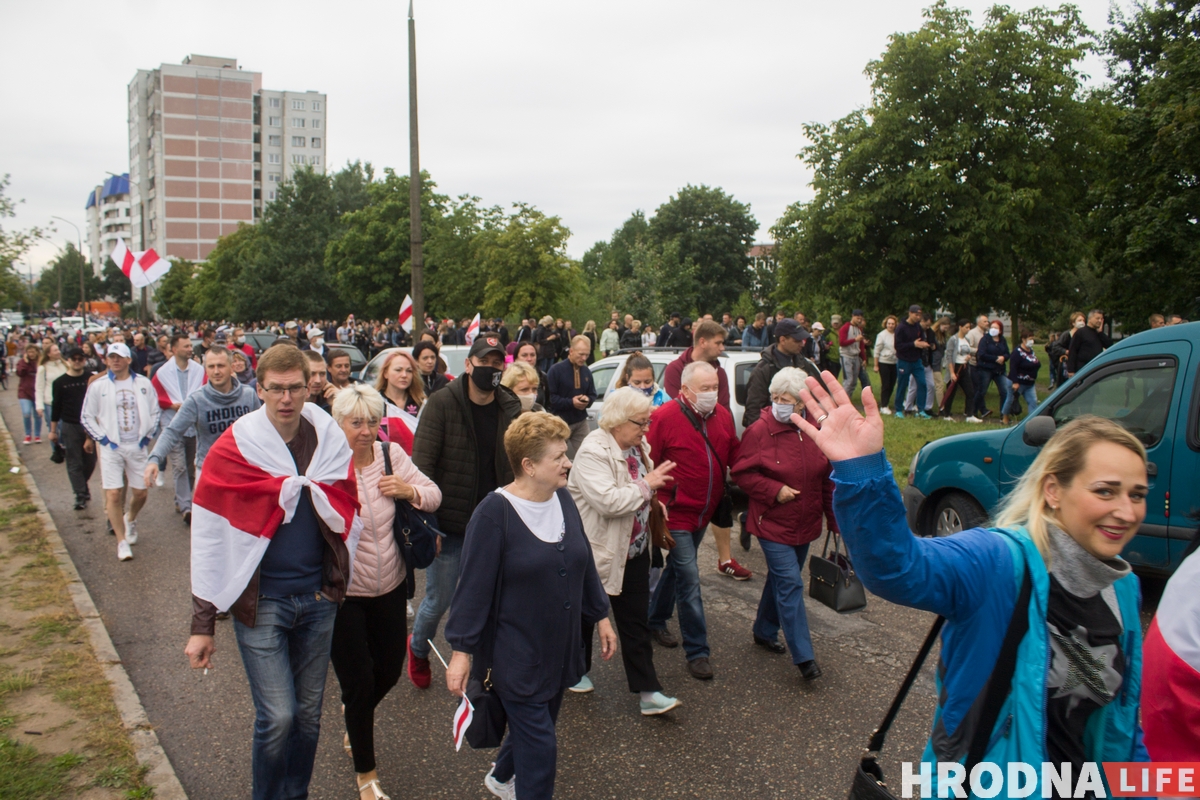 Шествия и задержания. Гродненцы собрались 30 августа на мирную акцию