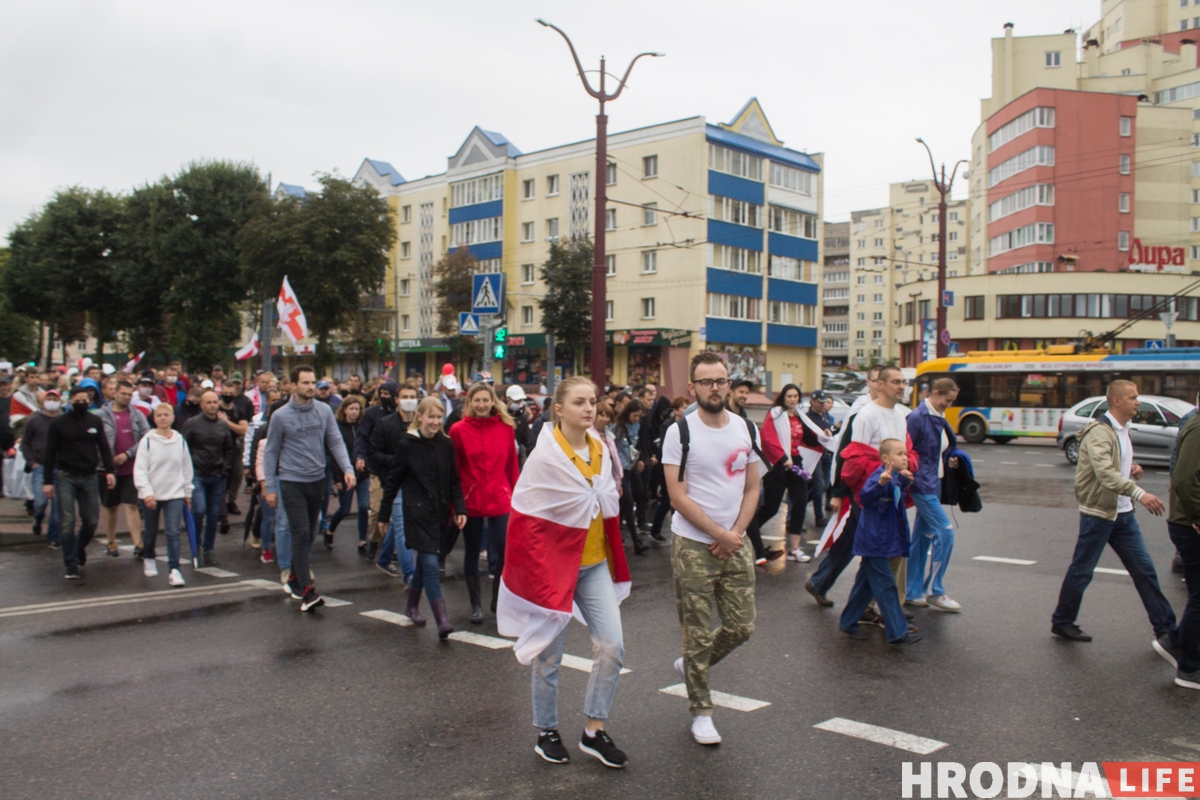 Шествия и задержания. Гродненцы собрались 30 августа на мирную акцию