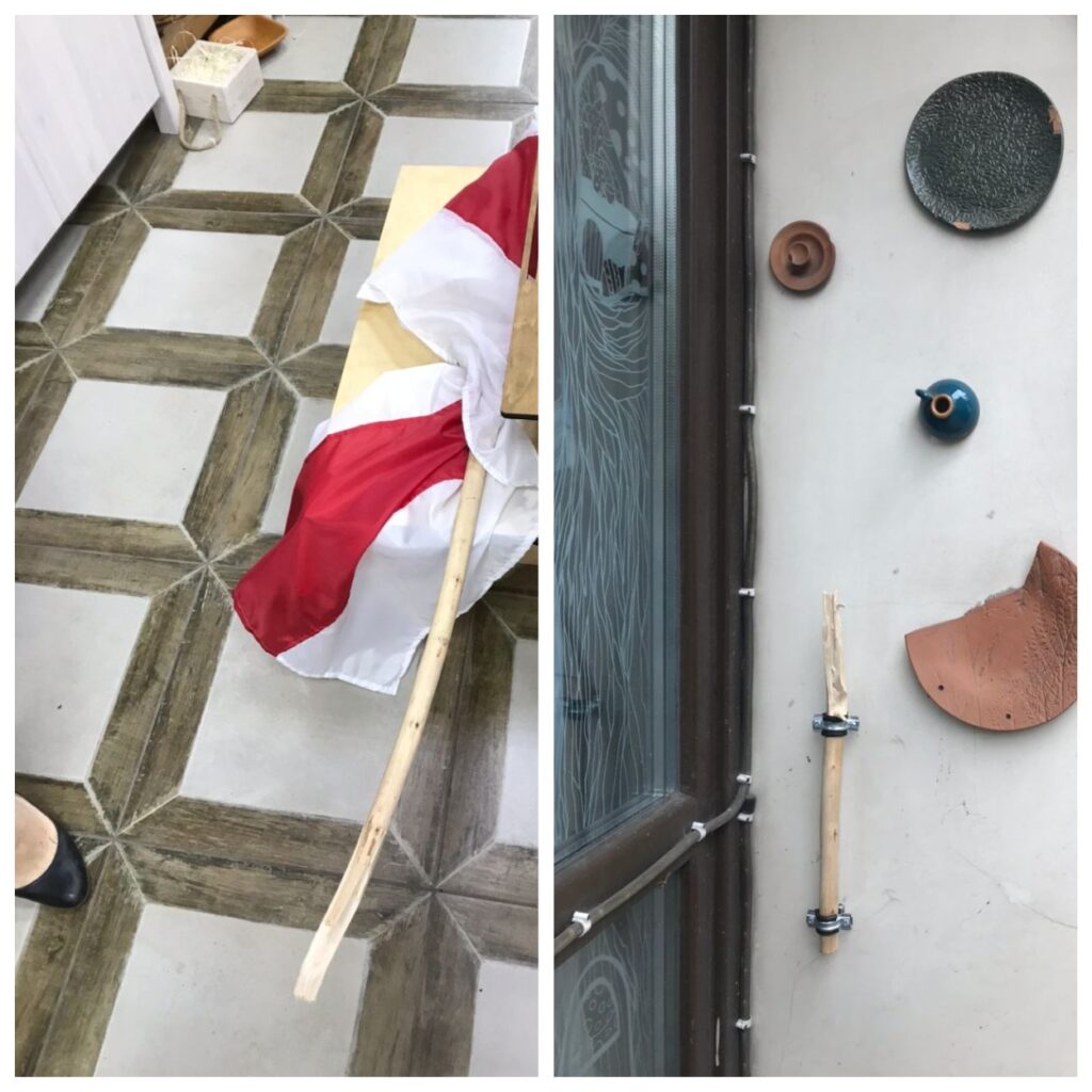 Неизвестные сорвали флаг с магазина "Цудоўня" и пытались избить владельца, называя его "фашистом" Неизвестные сорвали флаг с магазина "Цудоўня" и пытались избить владельца, называя его "фашистом"