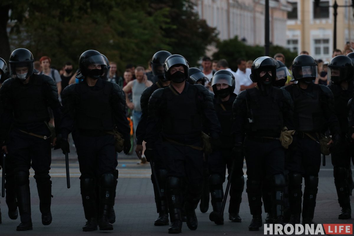 Вечер после выборов президента: онлайн из Гродно