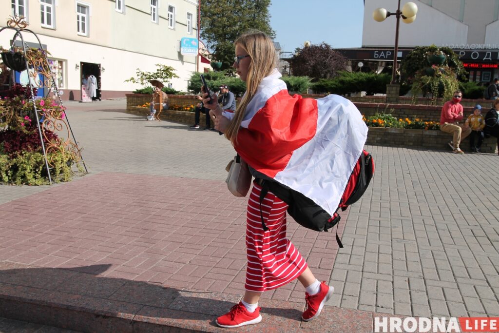 Акция протеста в Гродно.