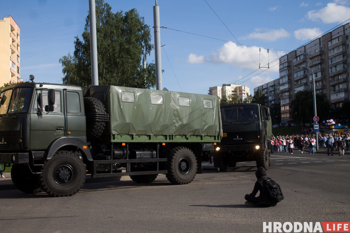 Десятки задержаний, газ и удушения. Как протестовал Гродно 6 сентября