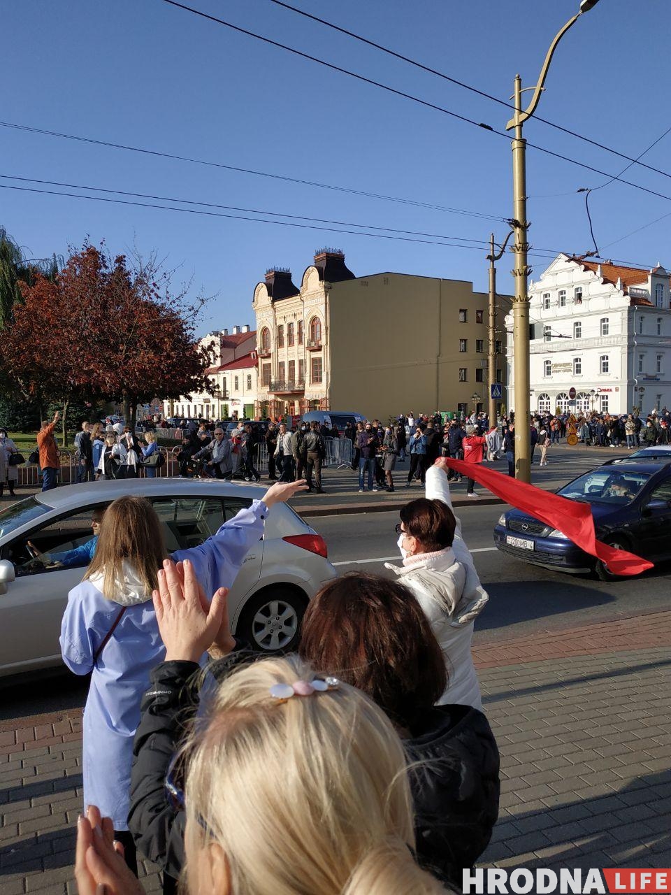 Гродно 25 октября: вытаскивали из автомобилей, “помечали” задержанных, забирали 14-летних