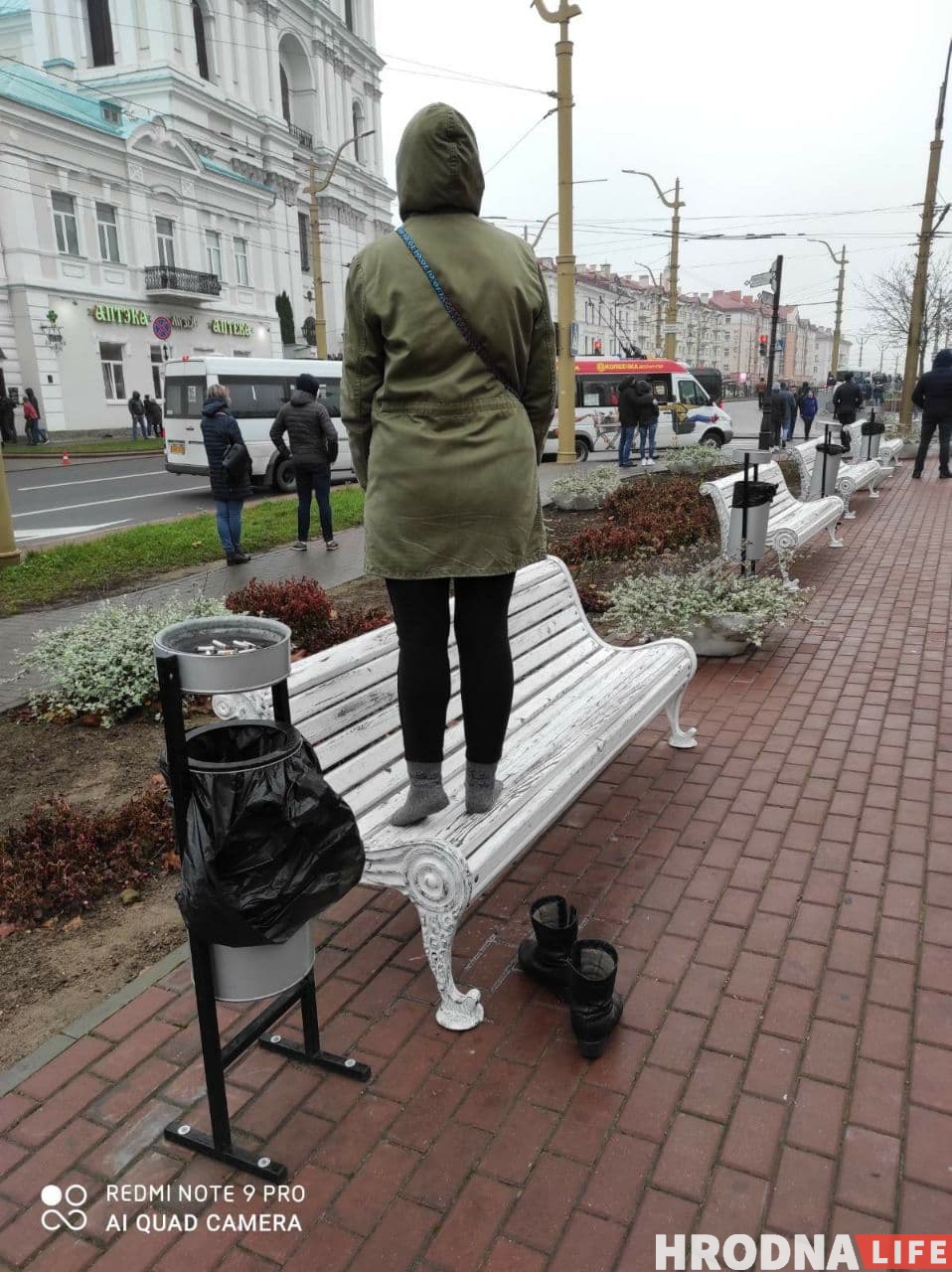 Гродна 15 лістапада: акцыя памяці Бандарэнка, разбурэнне мемарыялаў, дзясяткі затрыманняў