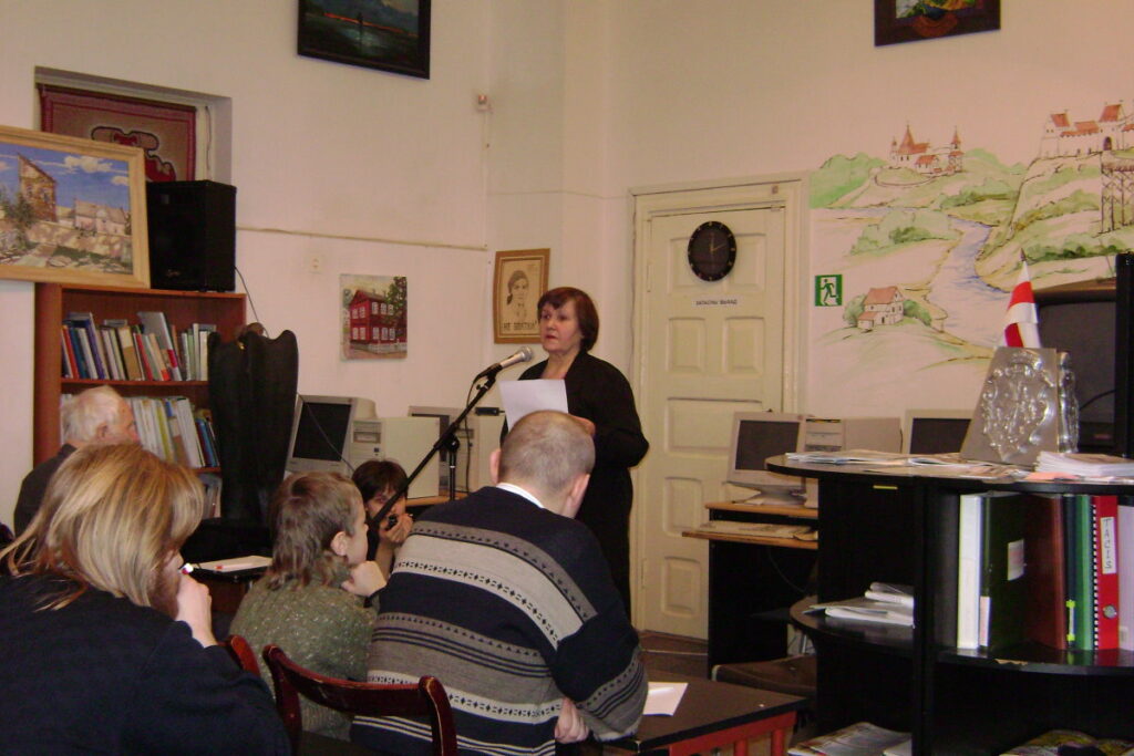 Первая "Беларуская дыктоўка" в Гродно, 2008