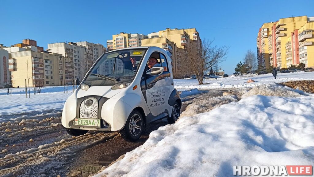 Электромобиль Sidus A01 сделан в Китае. Он маленький и экономичный