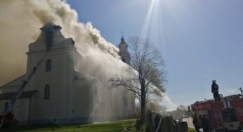 «Крыша сгорела под ноль» В главной святыне беларуских католиков произошел пожар (обновлено)