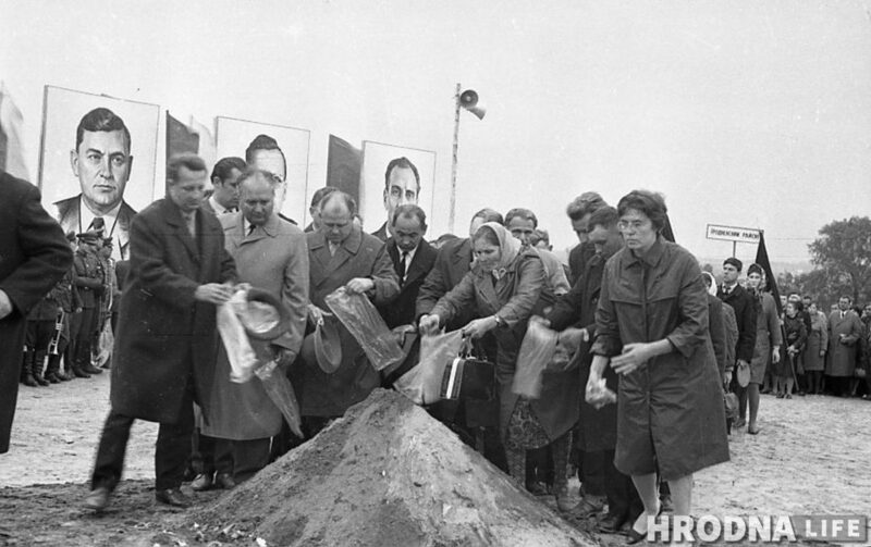 Капсула с посланием потомкам, Курган Славы в Гродно, 1969 г.