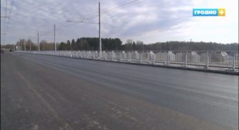 В Гродно протестируют отремонтированный мост на Поповича