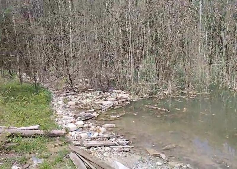 загрязнение карьера под Гродно