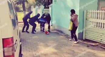 Силовики провели массовые задержания в Волковыске