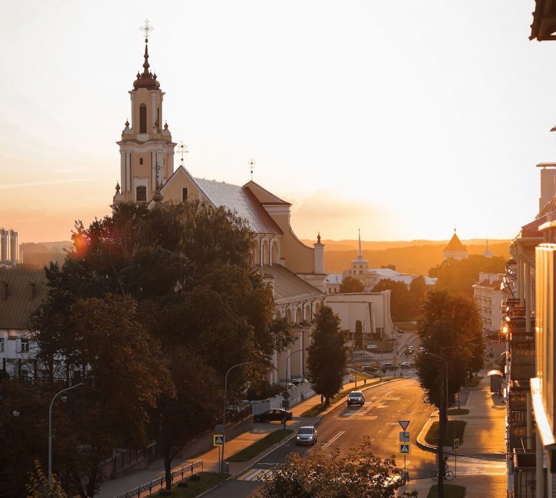 Барометр белорусских городов: Гродно уступил Бресту, но гродненцы выиграли в патриотизме Гродно - вид на исторический центр города