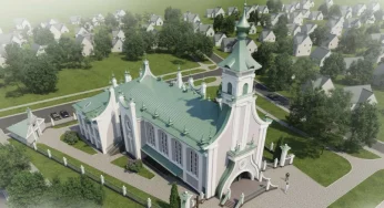 В честь местной святой, расстрелянной под Гродно. Что за костел строят в Барановичах?