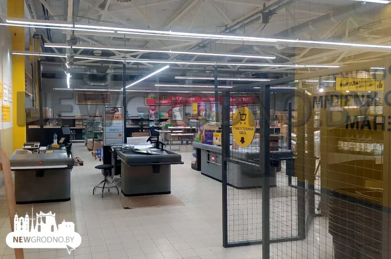 Первая в Беларуси "Выгода": "Алми" на Ольшанке ожил и сменил название Новый дискаунтер "Выгода" от "Алми"