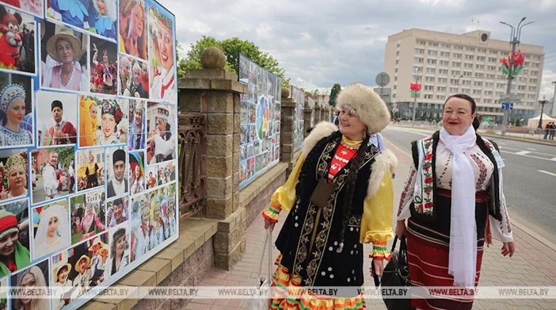 Фотозабор на Фестивале национальных культур в Гродно