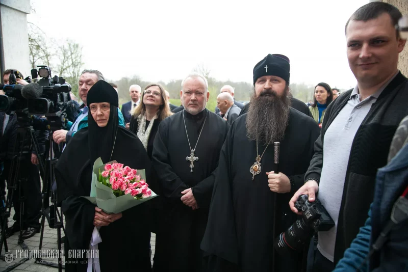 Гродзенскія святары на адкрыцці "Рускага дома" ў Гродне