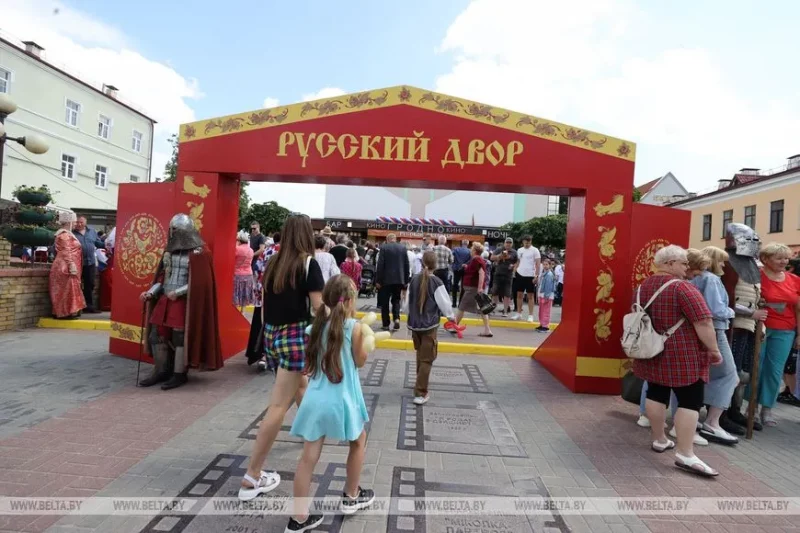 Другі дзень Фестывалю нацыянальных культур у Гродне. Фота: БелТА