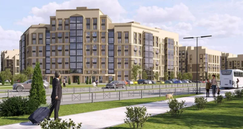 Стало известно, как будет выглядеть новый район на продленной улице Островского Так будет выглядеть новый район Гродно на продленной улице Островского. Источник: Гродножилстрой