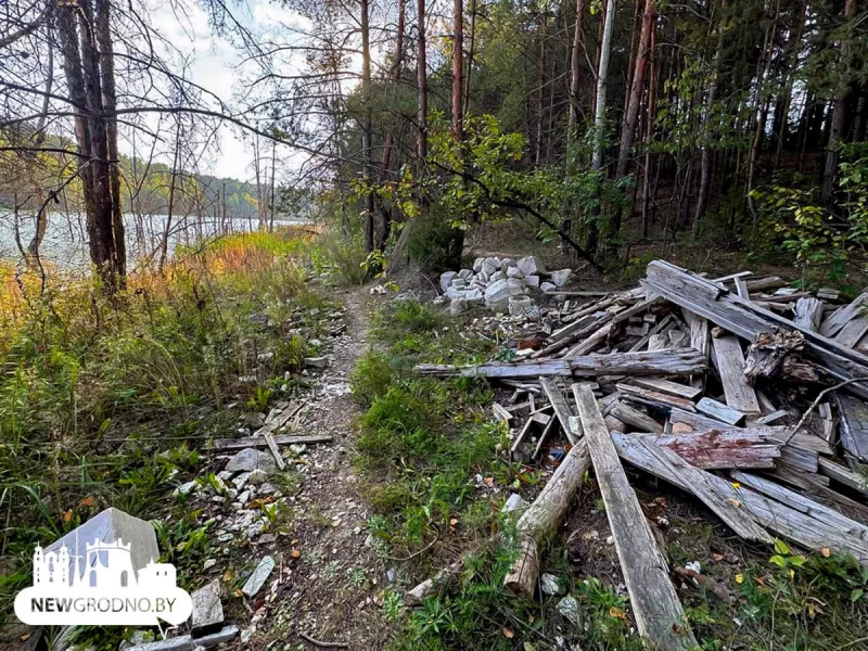 В Гродно засыпают карьеры Синька и Зеленка. Сентябрь 2024 года. Фото: NewGrodno.by