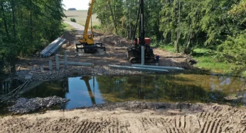 Мост под Гродно, который смыло летом, восстанавливают. В конструкции учтут смену климата