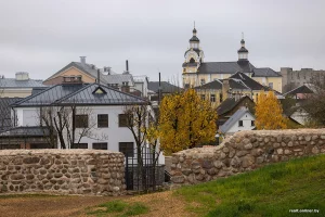 Фотофакт. В Гродно открыли первую настоящую велодорожку Новогрудок, вид с замковой горы