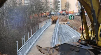 Мост в Румлевском парке готов на 85% — его планируют открыть уже в январе 