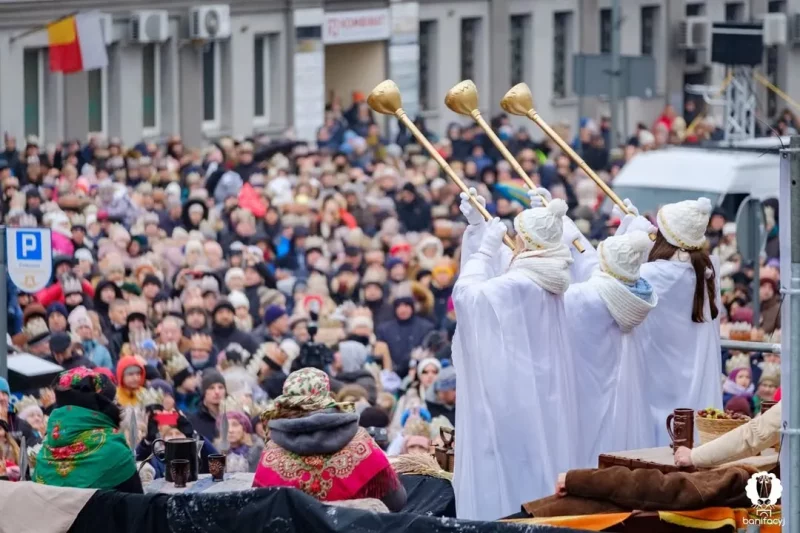 Працэсія на свяце "Трох Каралёў" у Польшчы