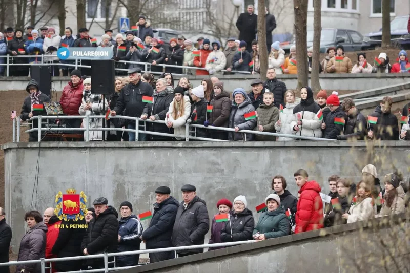 Адкрыццё моста на Фамічова ў Гродне. Фота: Пул 4 Регион