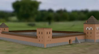 Появилась 3D-реконструкция Кревского замка с третьей башней — вот как это выглядит 