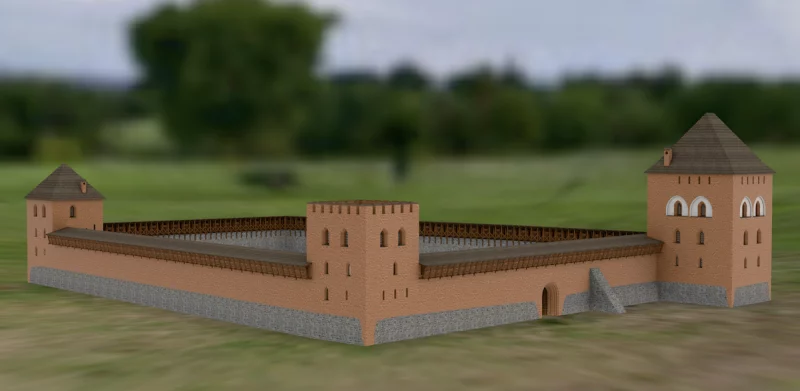 Появилась 3D-реконструкция Кревского замка с третьей башней — вот как это выглядит Появилась 3D-реконструкция Кревского замка с третьей башней — вот как это выглядит