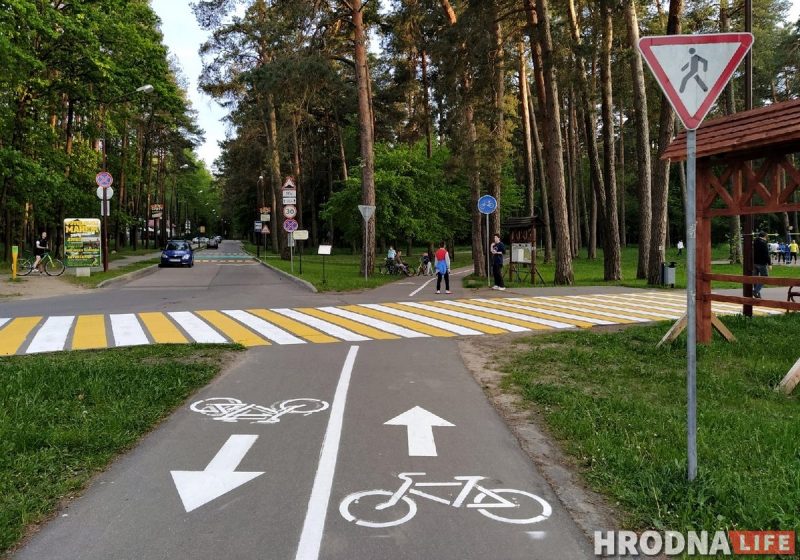 “Устал перепрыгивать собачек и детишек”. Велосипедисты не могут договориться с пешеходами в Пышках