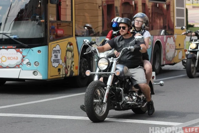 В Гродно расширят зону, свободную от мотоциклов по ночам мотоциклисты в Гродно