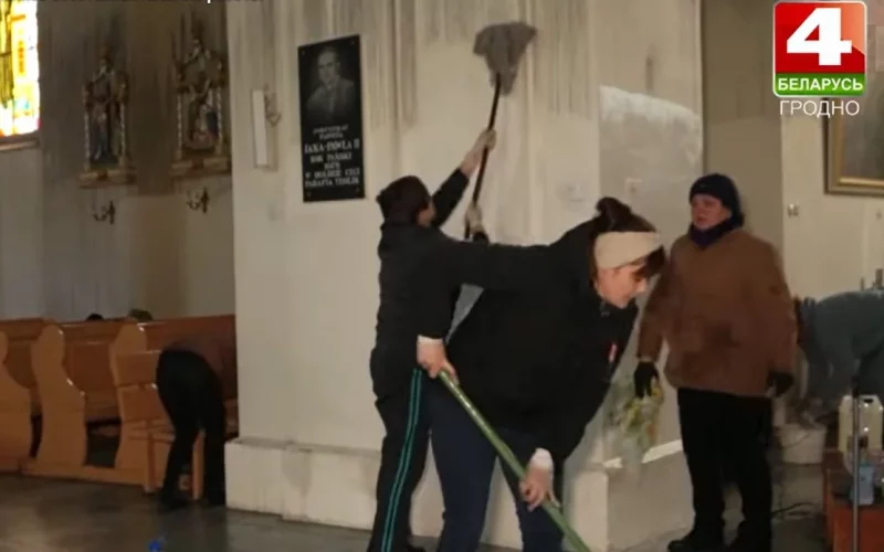 “Событие глубоко затронуло сердца”. В Сопоцкине восстанавливают костел XVIII века после большого пожара