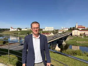 Анджей Почобут в Гродно, 8 сентября 2026. Фото: x.com/poczobut