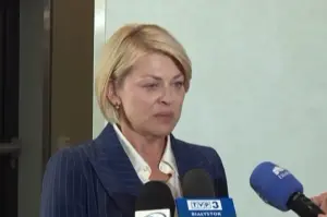 Союз поляков Беларуси после 21 года неофициальной работы надеется на признание от белорусских властей Анжелика Борис в Белостоке на заседании Союза поляков. Скриншот с эфира TVP Wilno