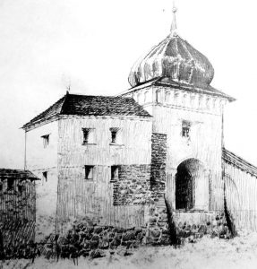 Альтэрнатыва Бачкову: Павел Татарнікаў намаляваў браму Старога замку, якой яе варта было б аднавіць