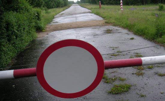 Так выглядае беларуска-польская мяжа ў Ліпчанах сёння. Фота: torgovyi.com