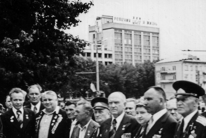 Будаўніцтва другой паловы аблвыканкама на месцы былой карчмы ў 1979 г.